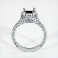 10K White Gold Antique Style Ring Setting Image