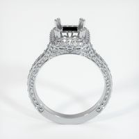 14K White Gold Antique Style Ring Setting Image