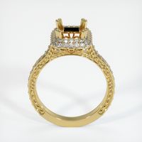 18K Yellow Gold Antique Style Ring Setting Image