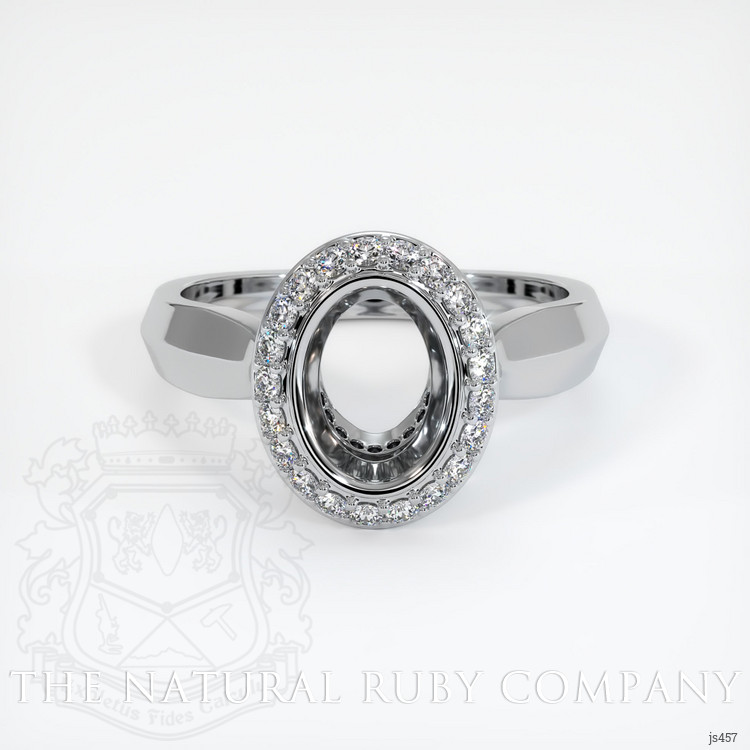 Platinum 950 Antique Style Ring Setting