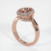 14K Rose Gold Antique Style Ring Setting Video