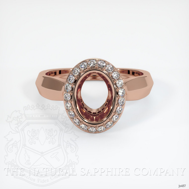 14K Rose Gold Antique Style Ring Setting