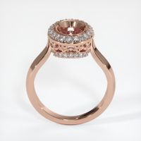 14K Rose Gold Antique Style Ring Setting Image