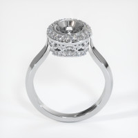 10K White Gold Antique Style Ring Setting Image