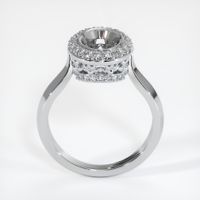 18K White Gold Antique Style Ring Setting Image