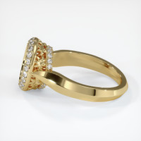 10K Yellow Gold Antique Style Ring Setting Image