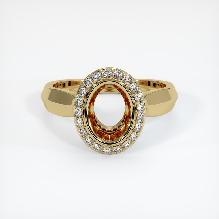 14K Yellow Gold Antique Style Ring Setting