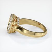 14K Yellow Gold Antique Style Ring Setting Image