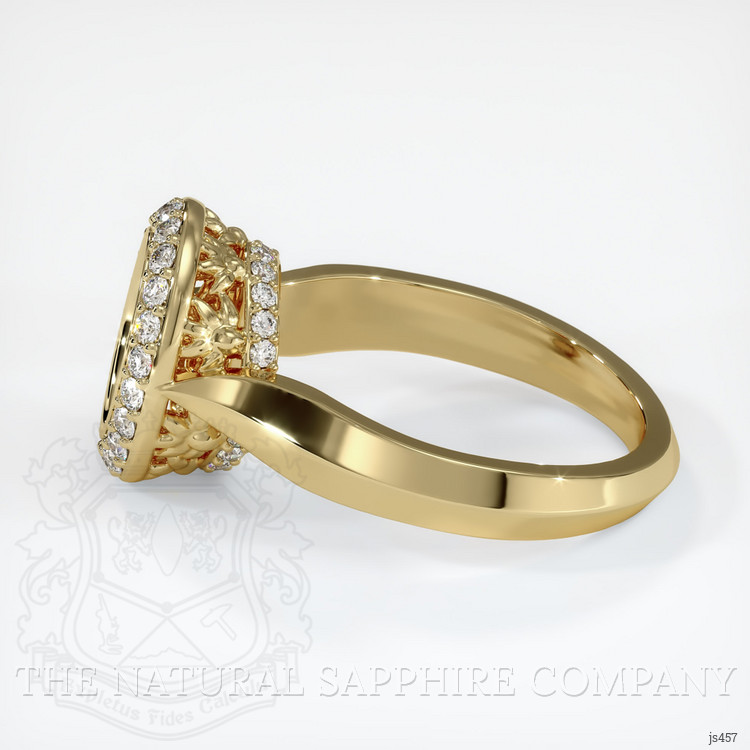 14K Yellow Gold Antique Style Ring Setting