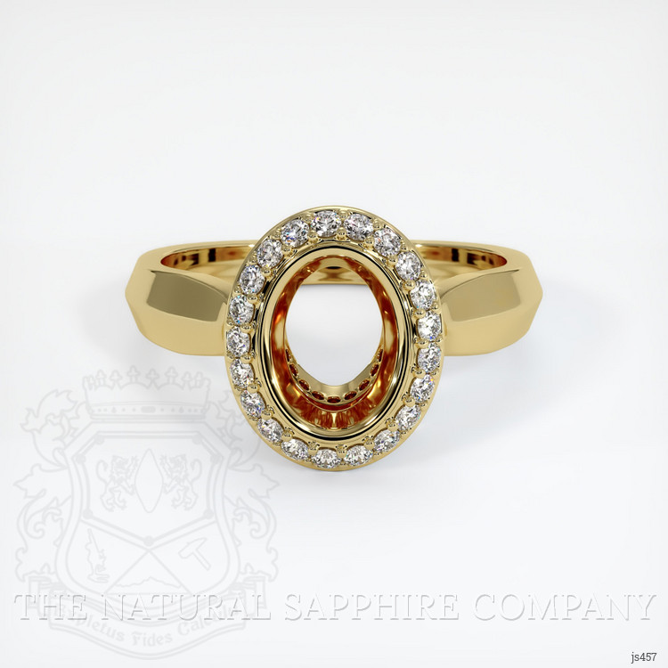 18K Yellow Gold Antique Style Ring Setting