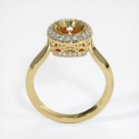 18K Yellow Gold Antique Style Ring Setting Image