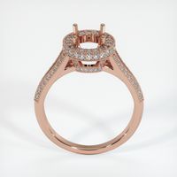14K Rose Gold Antique Style Ring Setting Image