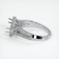 10K White Gold Antique Style Ring Setting Image