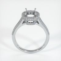 14K White Gold Antique Style Ring Setting Image