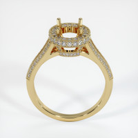 10K Yellow Gold Antique Style Ring Setting Image