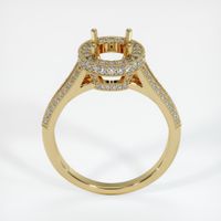 14K Yellow Gold Antique Style Ring Setting Image