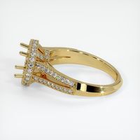 18K Yellow Gold Antique Style Ring Setting Image