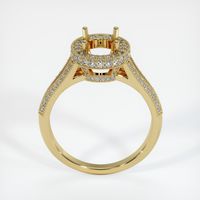 18K Yellow Gold Antique Style Ring Setting Image