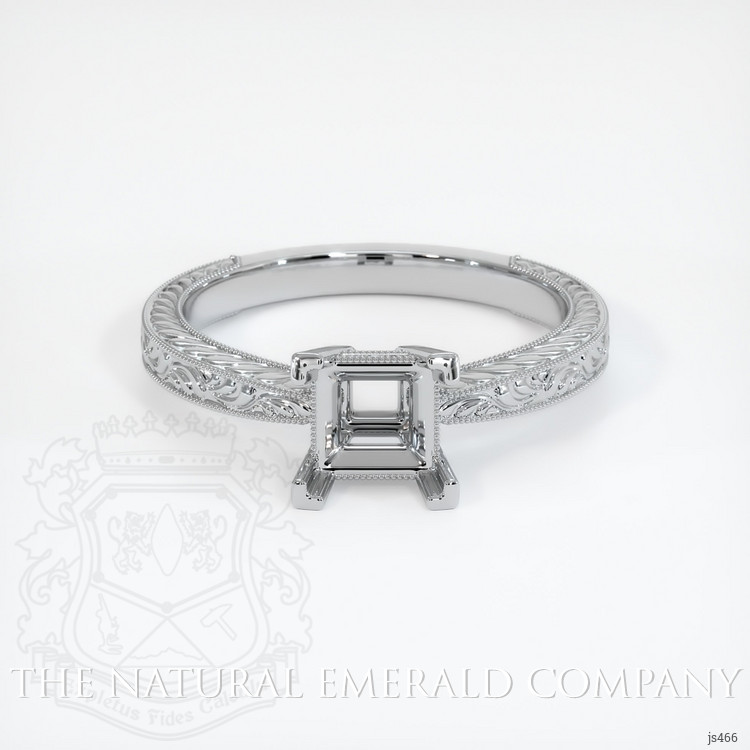 Platinum 950 Antique Style Ring Setting