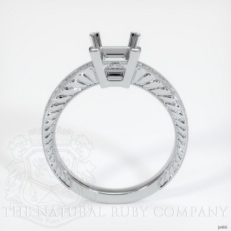 Platinum 950 Antique Style Ring Setting