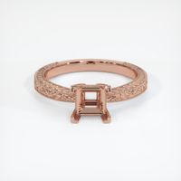 14K Rose Gold Antique Style Ring Setting Image