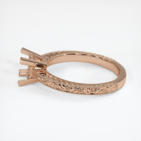 18K Rose Gold Antique Style Ring Setting Image