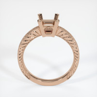 18K Rose Gold Antique Style Ring Setting Image