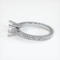 14K White Gold Antique Style Ring Setting Image