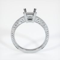 14K White Gold Antique Style Ring Setting Image