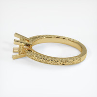 10K Yellow Gold Antique Style Ring Setting Image