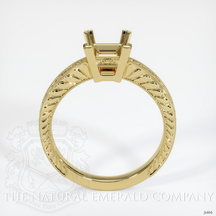 18K Yellow Gold Antique Style Ring Setting