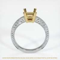 14K Yellow & White Antique Style Ring Setting Image