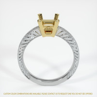 18K Yellow & White Antique Style Ring Setting Image