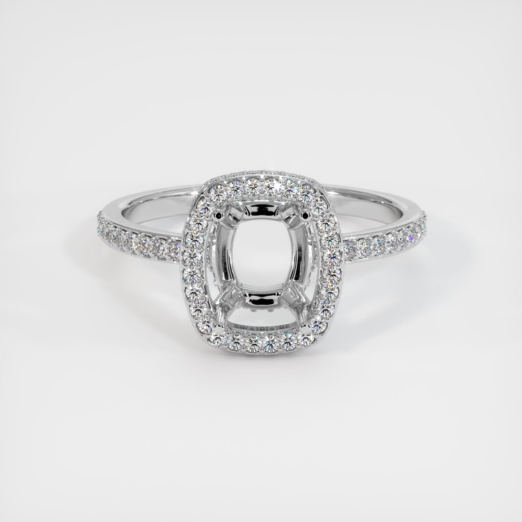 Platinum 950 Pave Ring Setting