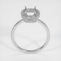 14K White Gold Pave Ring Setting Image