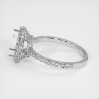 18K White Gold Pave Ring Setting Image
