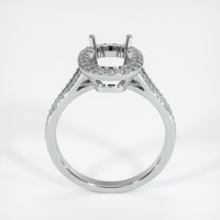 Silver Pave Ring Setting Image