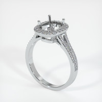 10K White Gold Pave Ring Setting Video