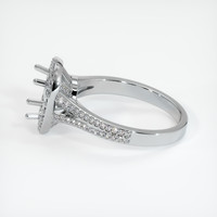 10K White Gold Pave Ring Setting Image