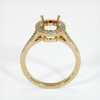 10K Yellow Gold Pave Ring Setting Image