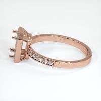 14K Rose Gold Pave Ring Setting Image