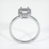 14K White Gold Pave Ring Setting Image