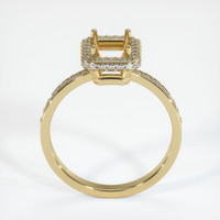 10K Yellow Gold Pave Ring Setting Image