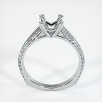 14K White Gold Pave Ring Setting Image