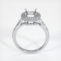 18K White Gold Pave Ring Setting Image