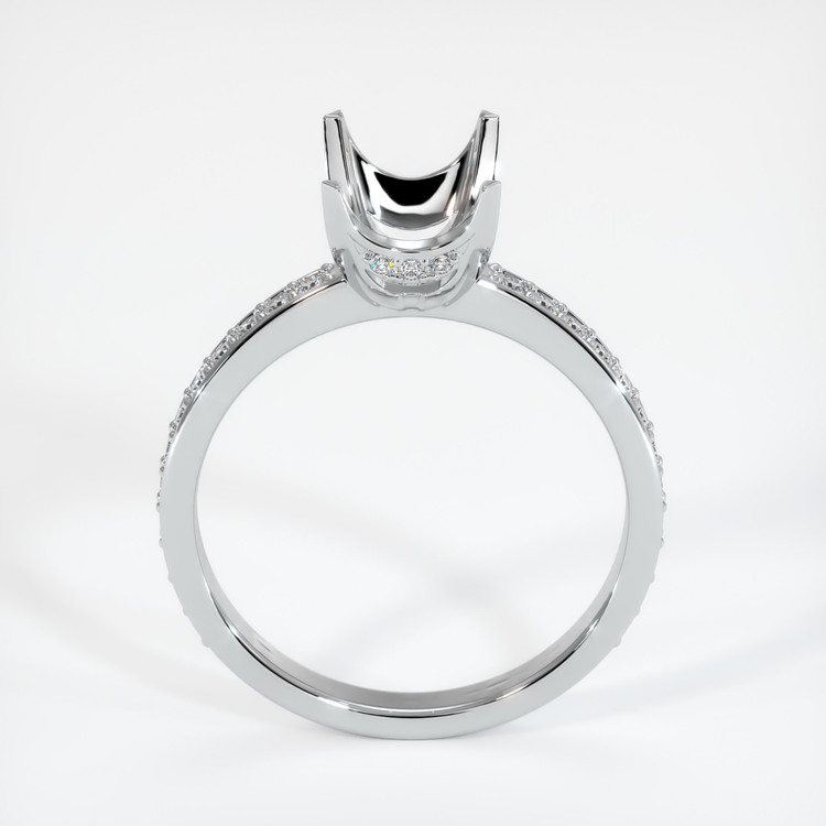 Platinum 950 Pave Ring Setting
