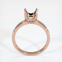 14K Rose Gold Pave Ring Setting Image