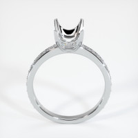 Silver Pave Ring Setting Image