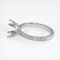 10K White Gold Pave Ring Setting Image