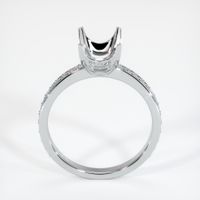 14K White Gold Pave Ring Setting Image